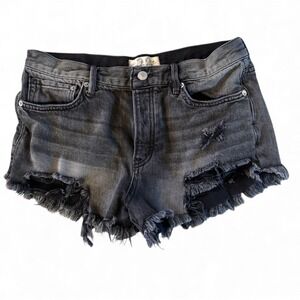 Free People We The Free Distressed Cutoff Denim Shorts Size 28